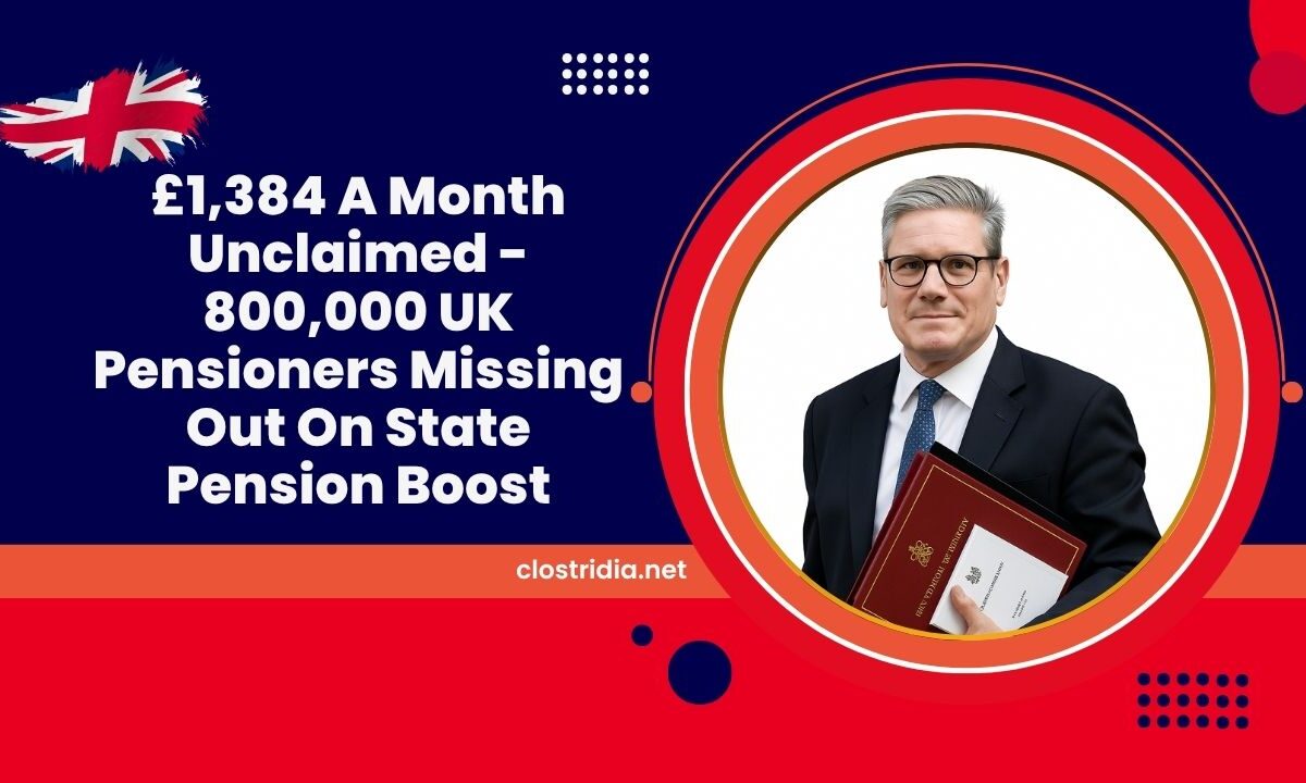 £1,384 A Month Unclaimed - 800,000 UK Pensioners Missing Out On State Pension Boost