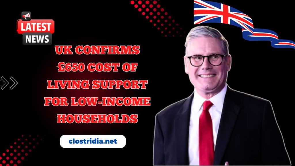 UK Confirms £650 Cost Of Living Support For Low-Income Households In June 2025