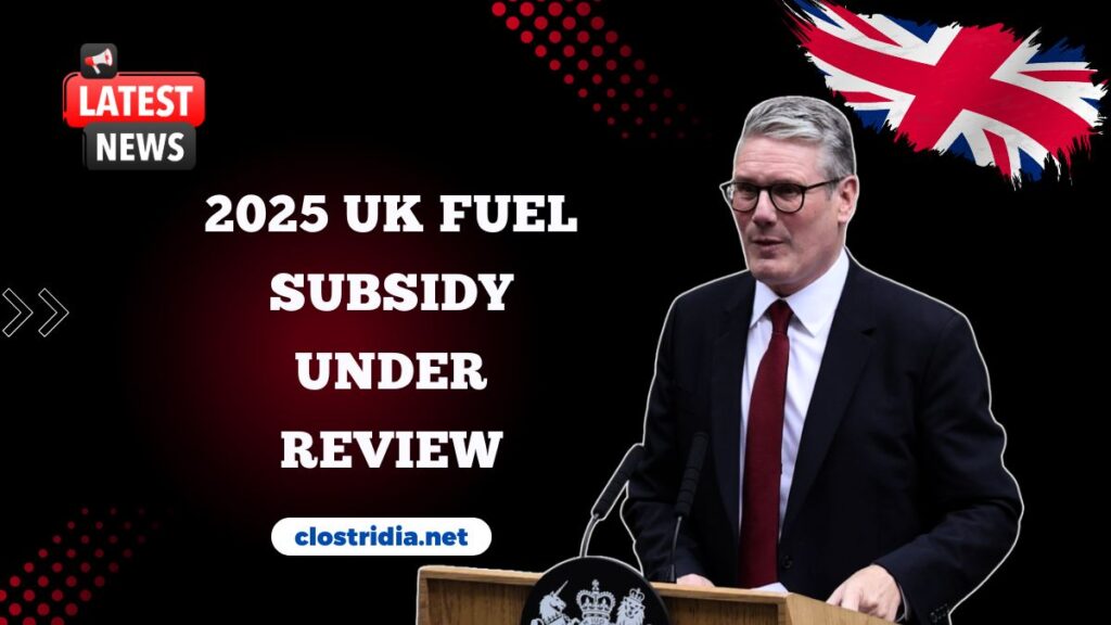 2025 UK Fuel Subsidy Under Review – Petrol Price Relief May Be Coming