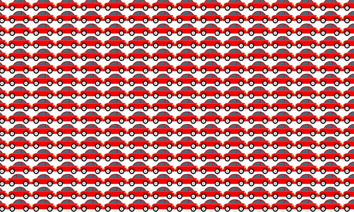 Can You Spot the Car Facing The Wrong Way In This Optical Illusion Puzzle