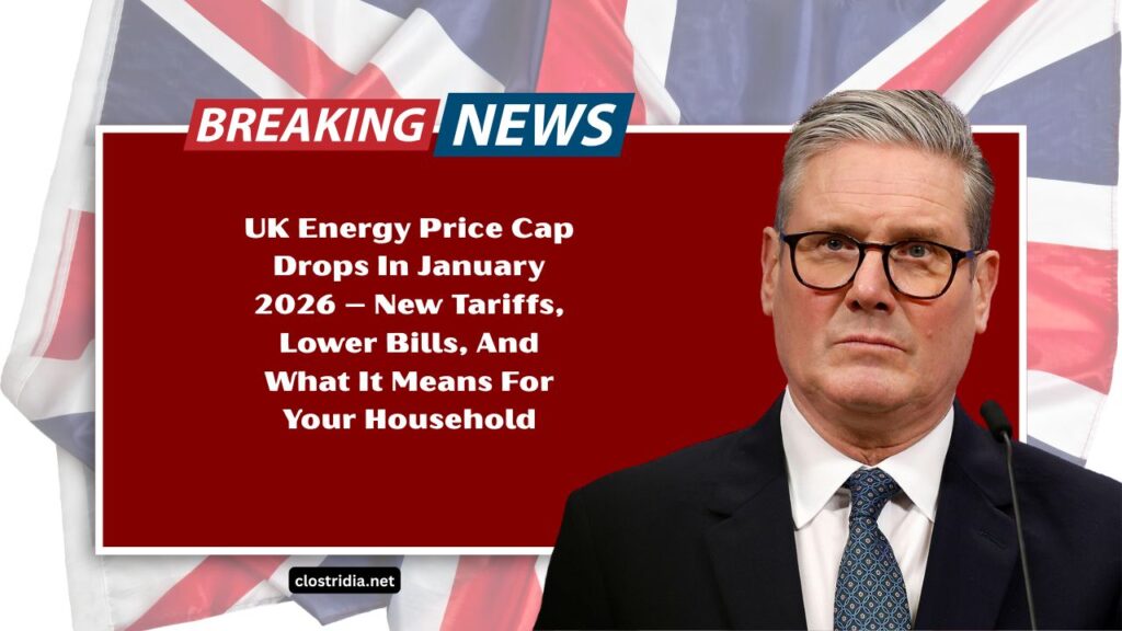 UK Energy Price Cap Drops In January 2026 – New Tariffs, Lower Bills, And What It Means For Your Household