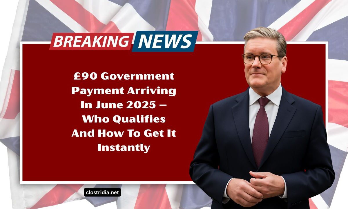 £90 Government Payment Arriving In June 2025 – Who Qualifies And How To Get It Instantly