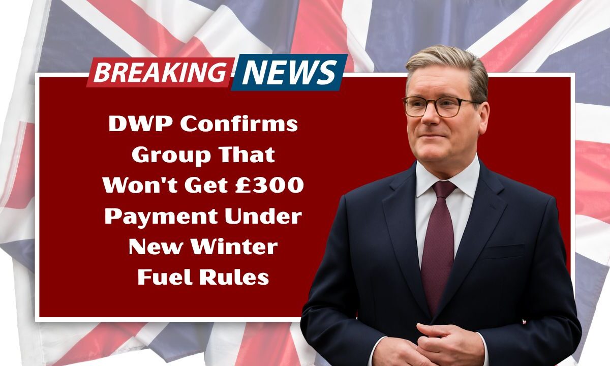 DWP Confirms Group That Won't Get £300 Payment Under New Winter Fuel Rules