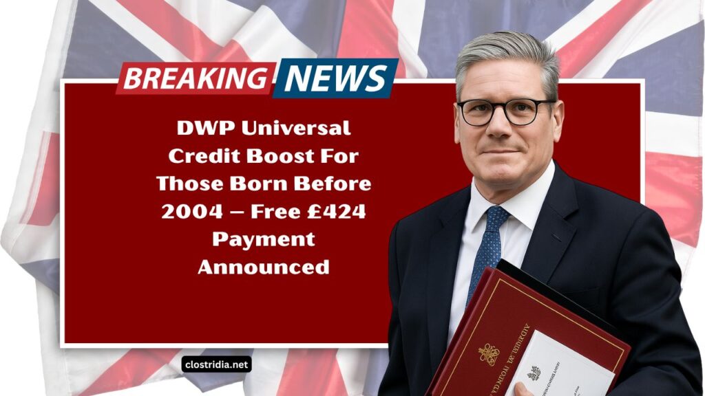 DWP Universal Credit Boost For Those Born Before 2004 – Free £424 Payment Announced