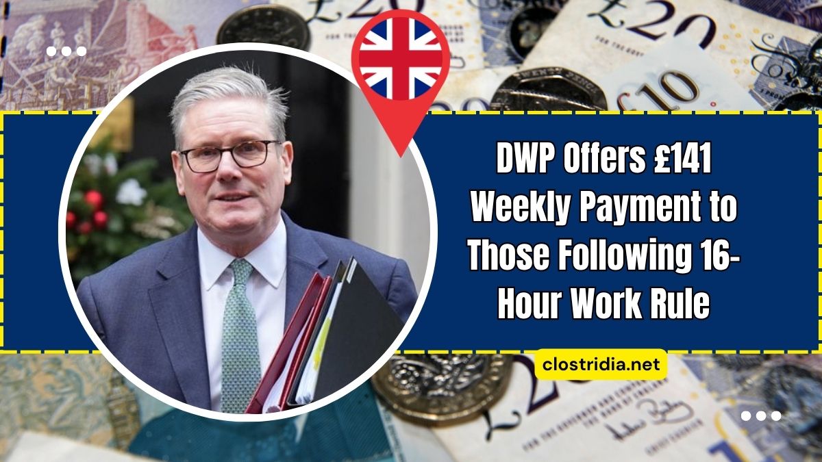 DWP Offers £141 Weekly Payment to Those Following 16-Hour Work Rule